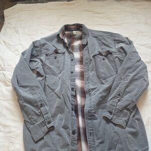 RedHead Men's Gray Shirt Jacket